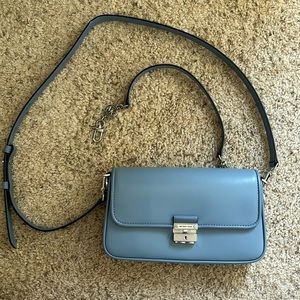 Light blue Michael Kors crossbody purse